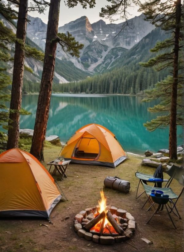 long office hallway tunnel view with gall doors on the sides